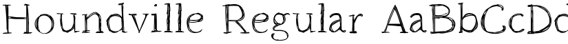 Houndville Regular font