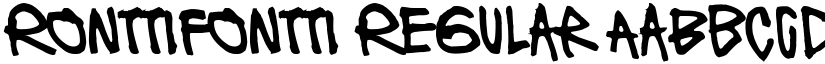 Ronttifontti Regular font