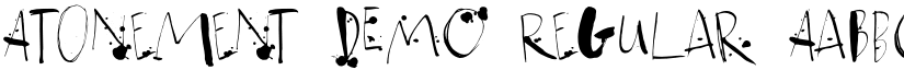 Atonement DEMO Regular font