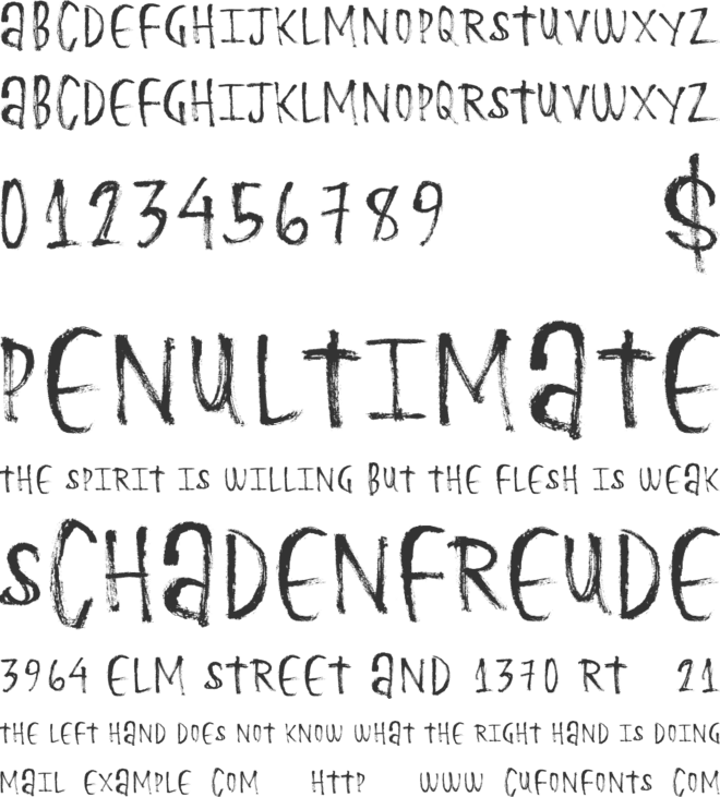 BasketFries font preview