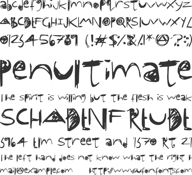 OfF-KiLtEr font preview