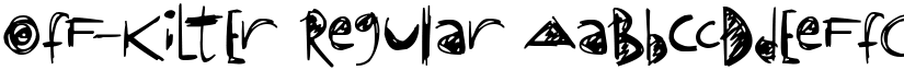 OfF-KiLtEr Regular font