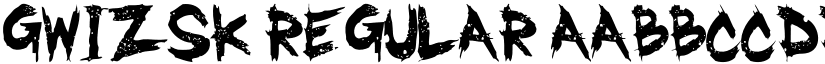GwizsK Regular font
