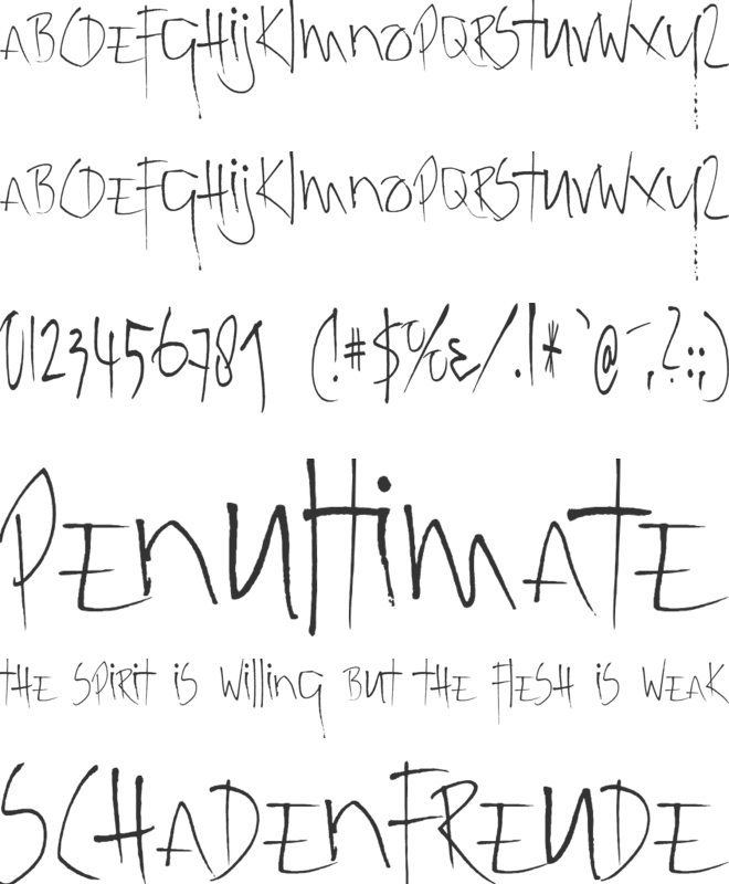 Kolkata Hotelroom font preview