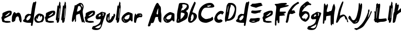 endoell Regular font