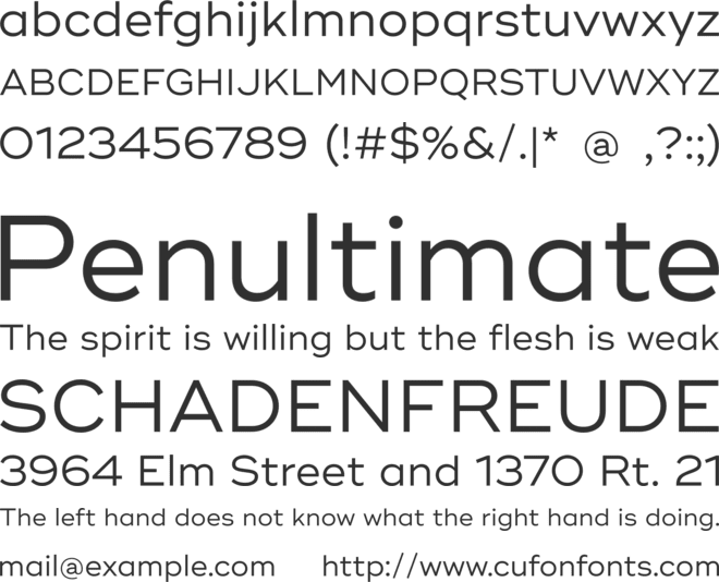 Ridley Grotesk font preview