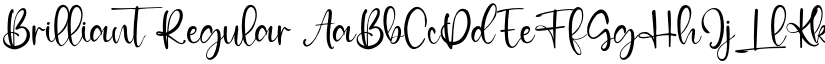 Brilliant Regular font