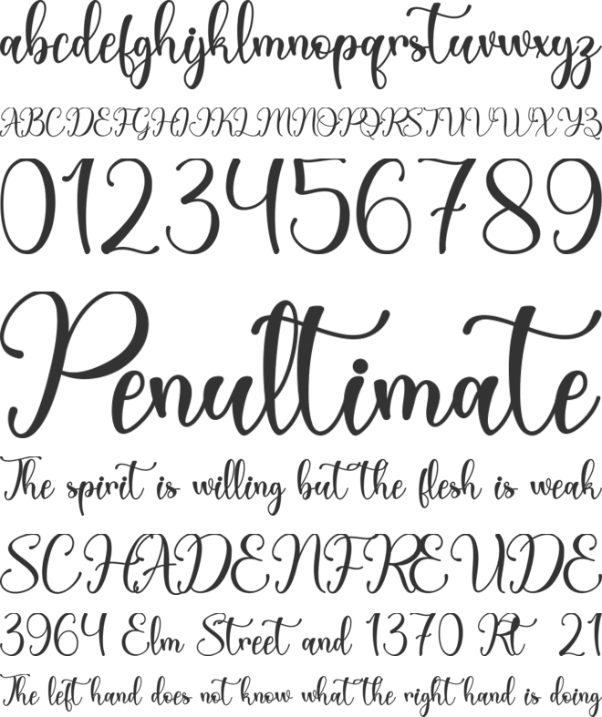 Hay Santa - Personal Use font preview