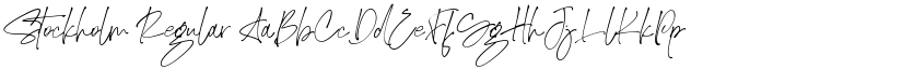 Stockholm Regular font