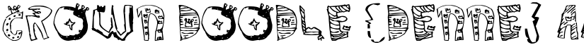 Crown Doodle {denne} font