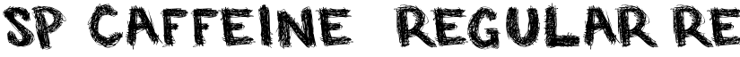 SP Caffeine  Regular Regular font