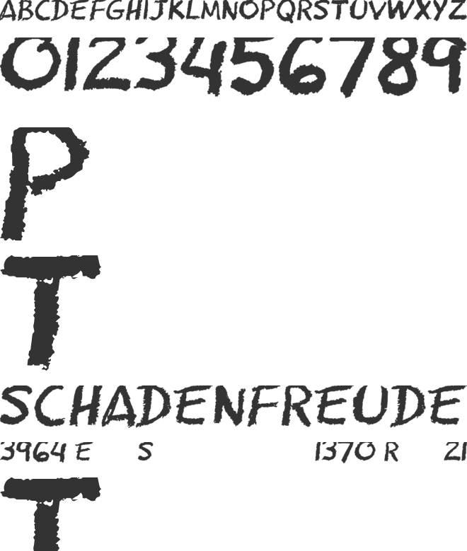 CF School Zone font preview