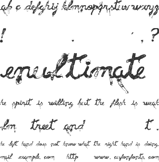 Gender Violence font preview