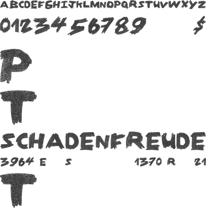 DirtyCoal font preview