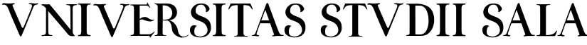 Universitas Studii Salamantini font