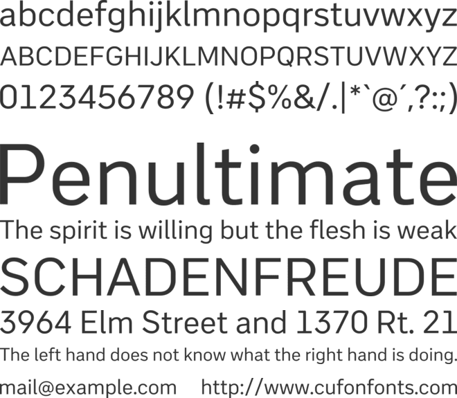 Publik font preview