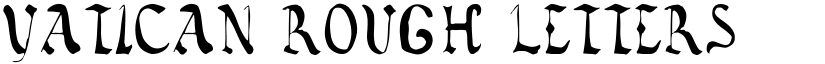 Vatican Rough Letters, 8th c. font download