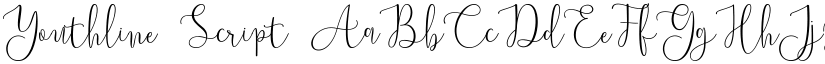 Youthline Script font