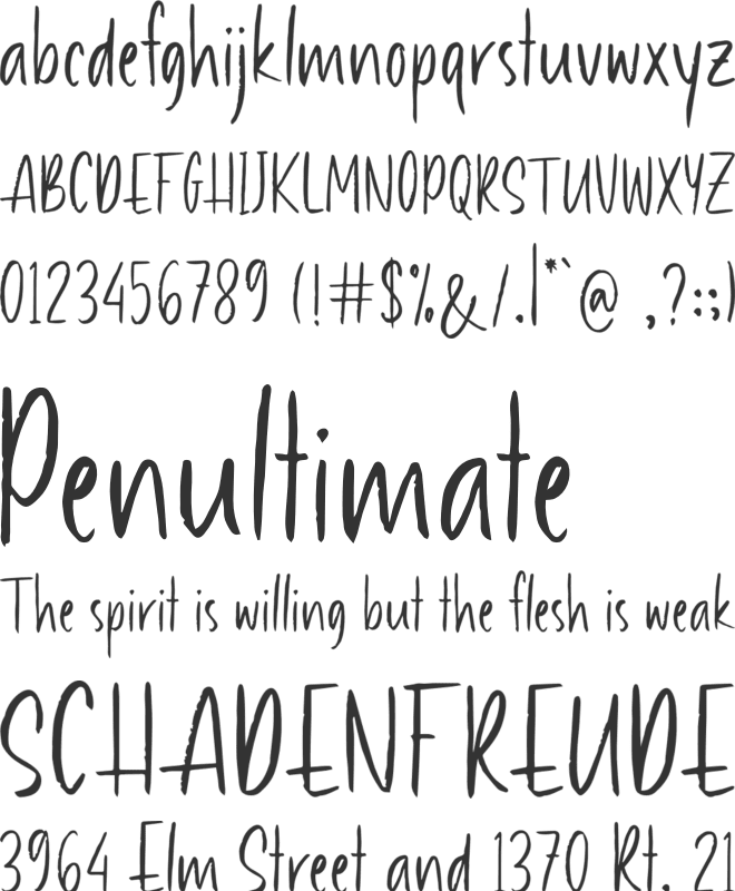 Heart Garden Garden font preview