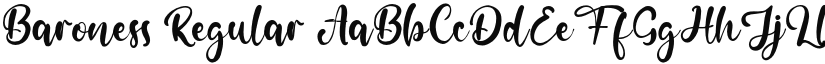 Baroness font download