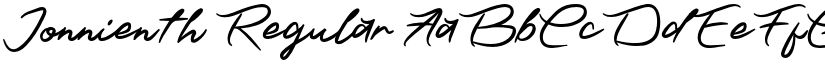 Jonnienth font download