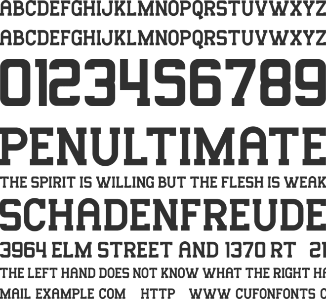 Mousony - Personal Use font preview