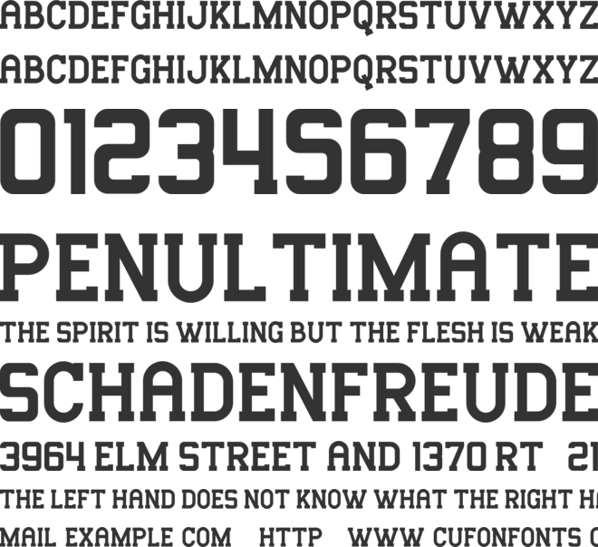 Mousony - Personal Use font preview