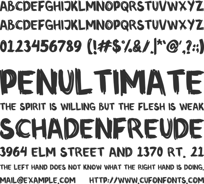 Helodale font preview