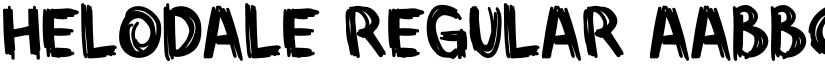 Helodale Regular font