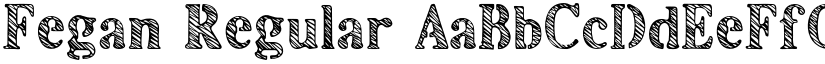 Fegan Regular font