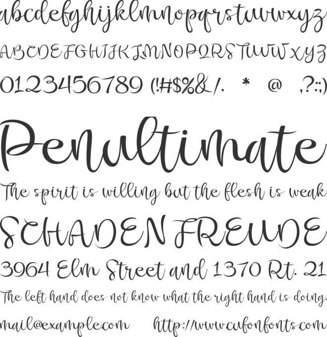 Bonoligt free vertion font preview