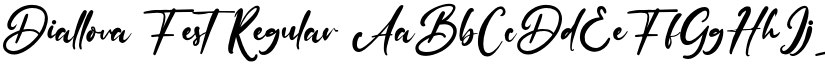 Diallova Fest font download