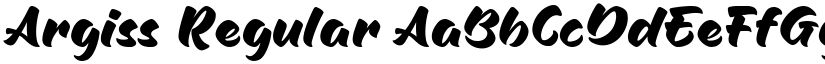 Argiss font download