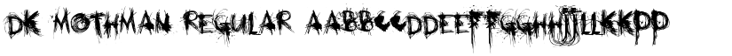 DK Mothman Regular font