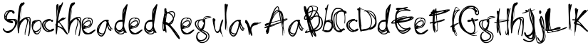 Shockheaded font download