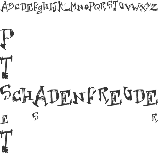 Hard Dumb font preview