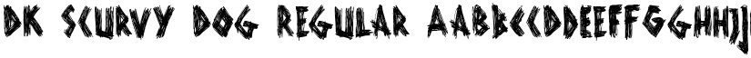 DK Scurvy Dog Regular font