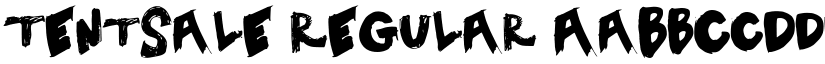 TentSale Regular font