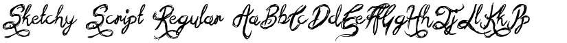 Sketchy Script font download