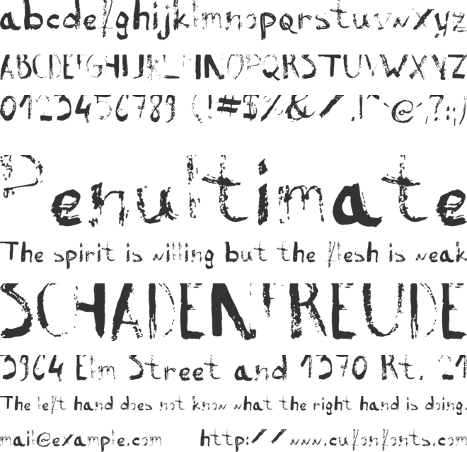 Reeld Typeface font preview