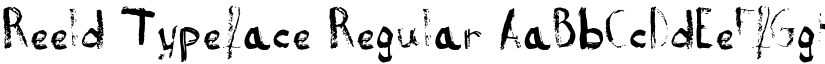 Reeld Typeface Regular font