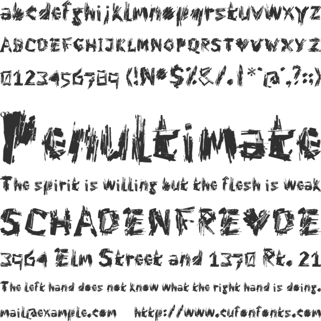 DF-Charliego font preview