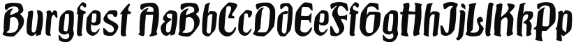 Burgfest font download