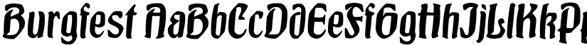 Burgfest font download