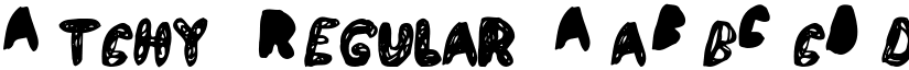 Atchy Regular font