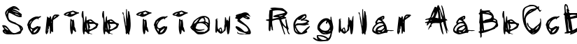 Scribblicious Regular font