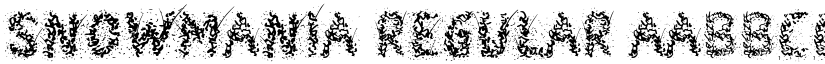 Snowmania Regular font