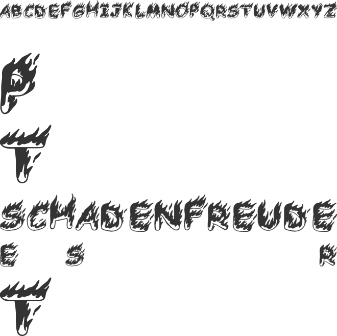 Comic Tragedy font preview