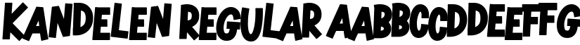 Kandelen font download