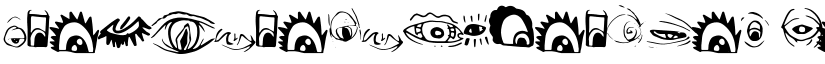 CreatureBuilderEyes Regular font